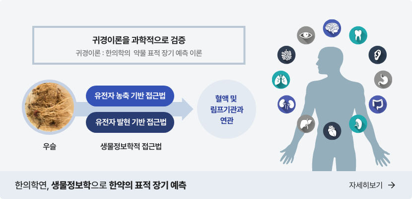 생물정보학으로 한약의 표적 장기 예측 자세히보기